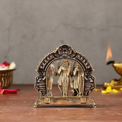 Brass Ram Ram Darbar Lightweight Idol - 4-inch