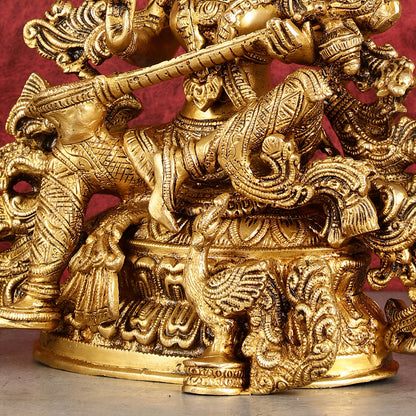 Brass Superfine Goddess Saraswati Statue | Height 12 inch