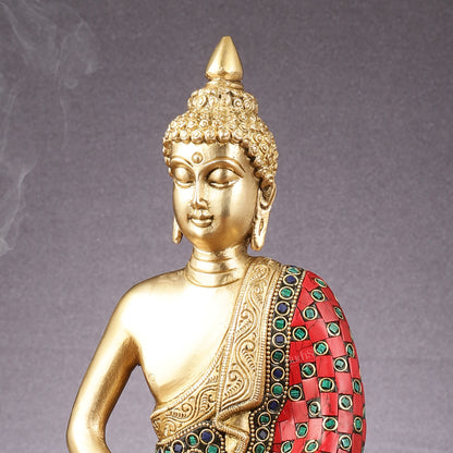 Handcrafted Meditation Buddha Idol - Cambodian Style