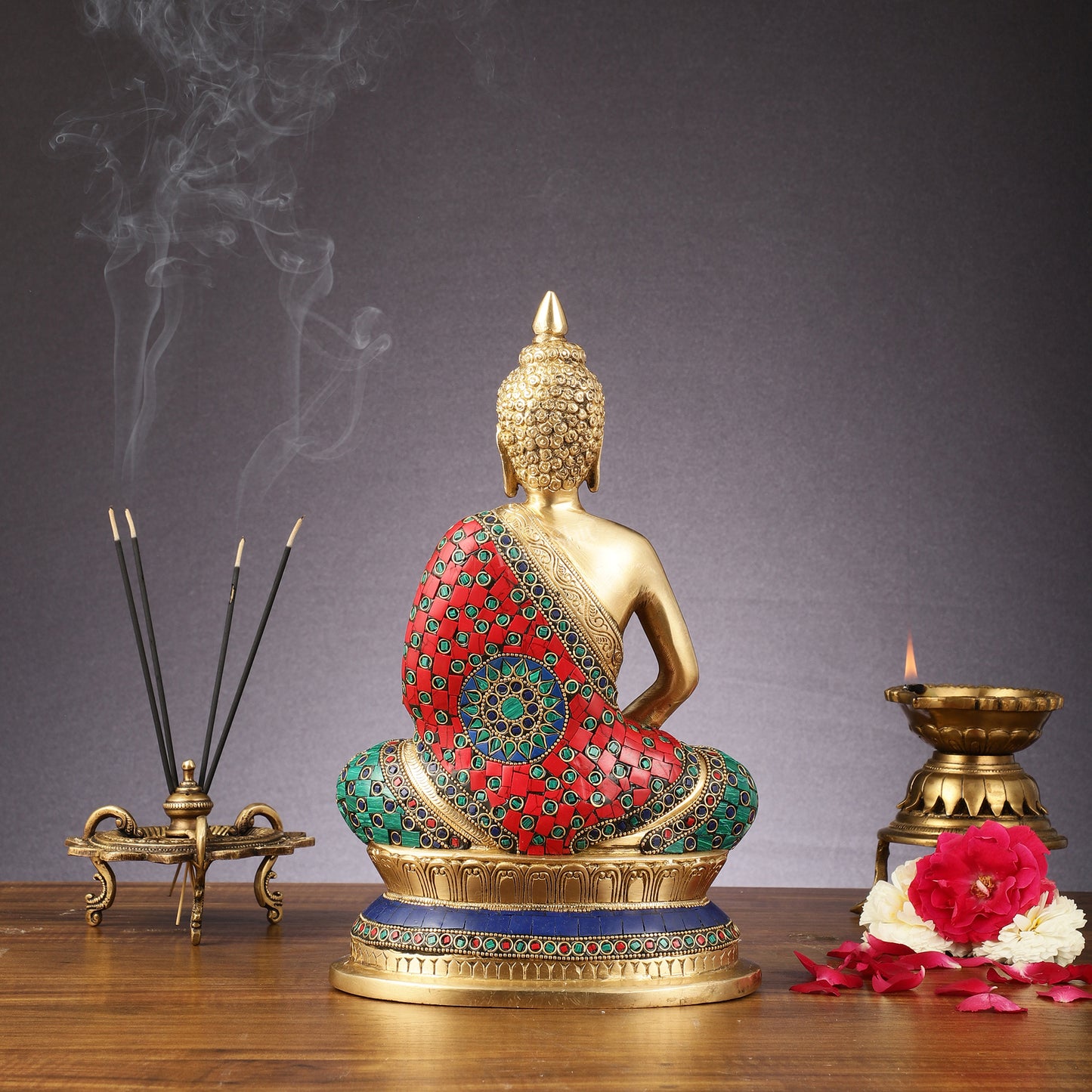 Handcrafted Meditation Buddha Idol - Cambodian Style