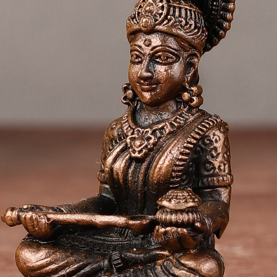 Pure Copper Annapoorna Idol - 2.5-inch