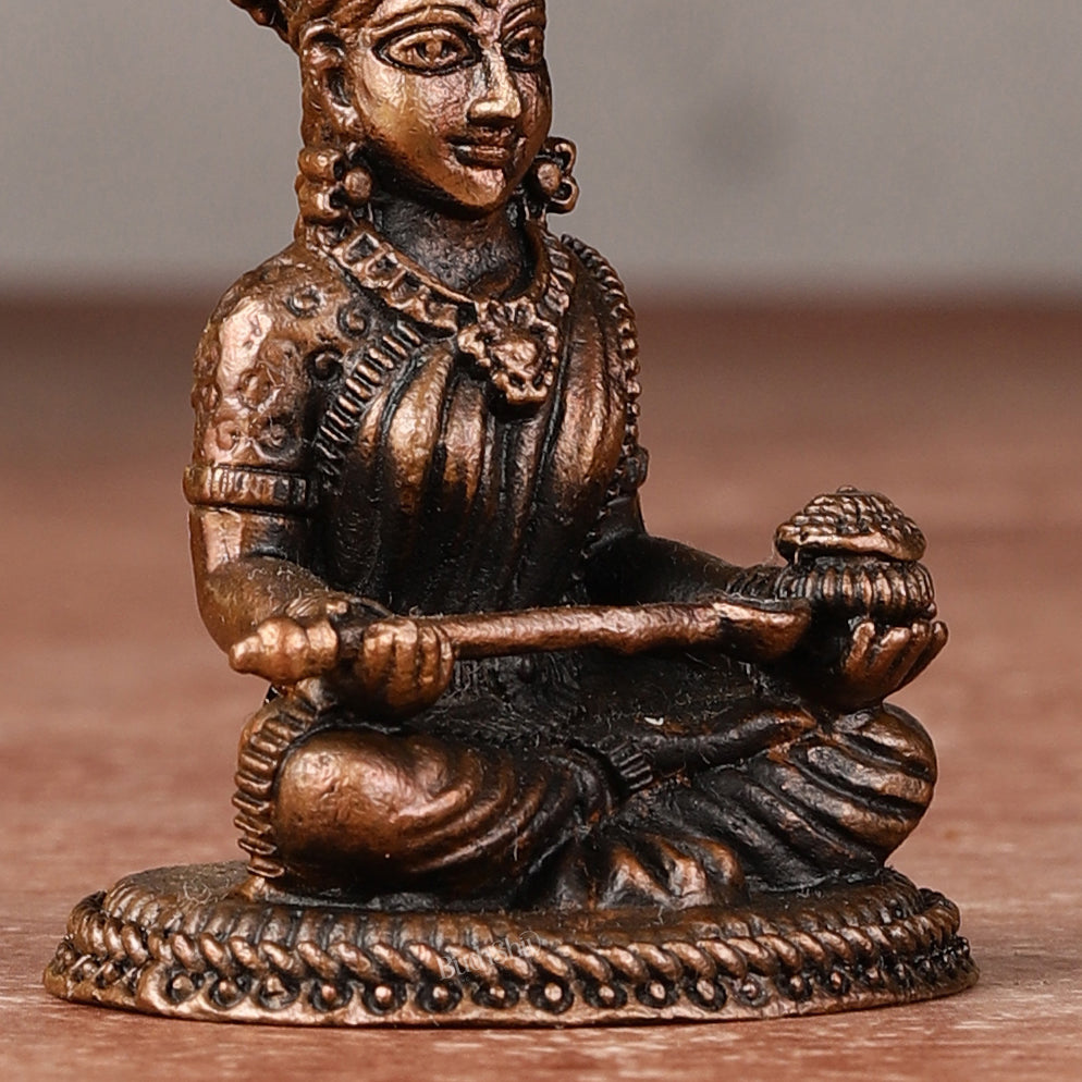 Pure Copper Annapoorna Idol - 2.5-inch