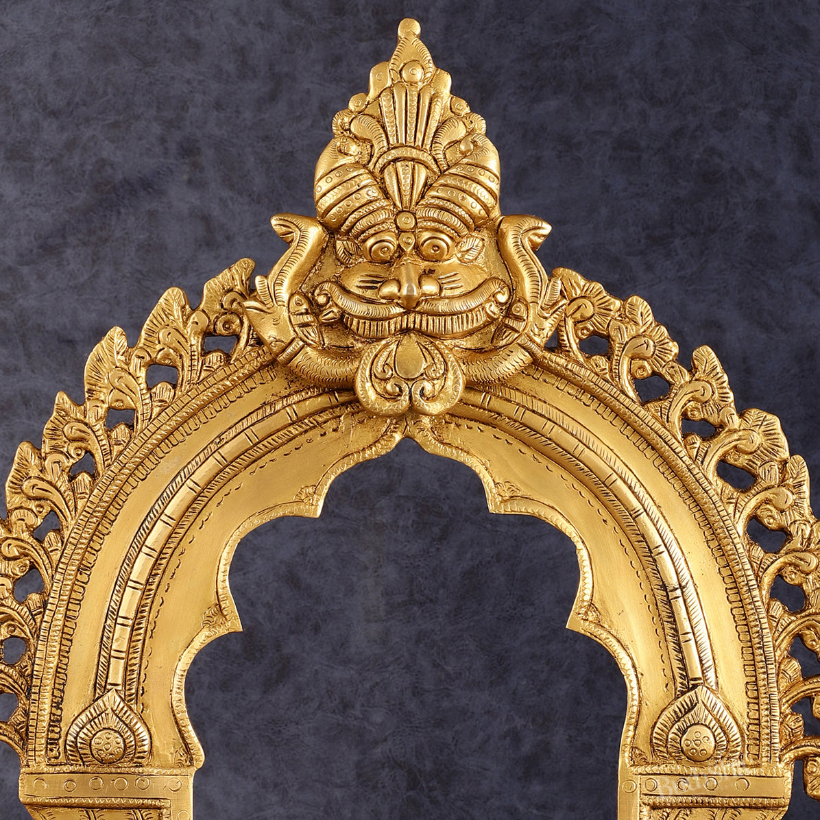 Exquisite Brass Standing Prabhavali Arch Frame 17 inch