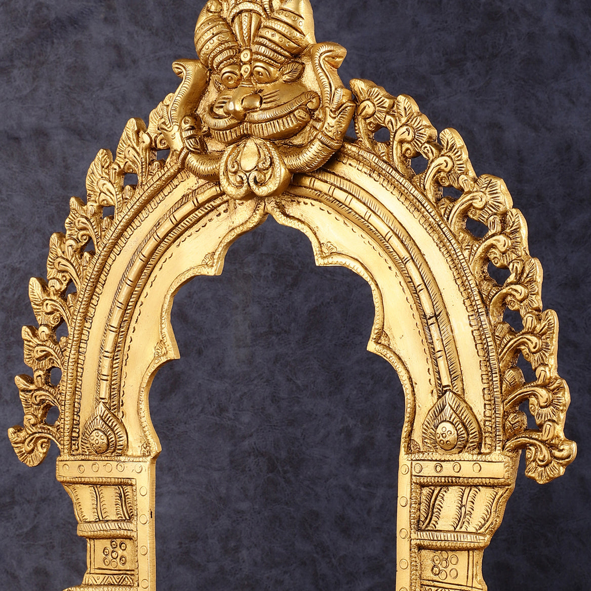 Exquisite Brass Standing Prabhavali Arch Frame 17 inch