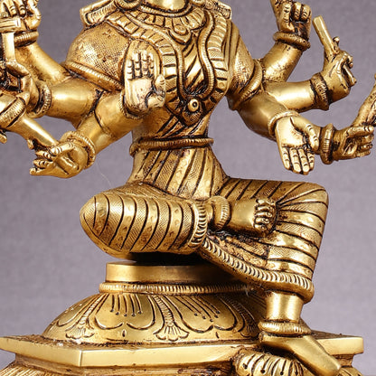 Brass Superfine Goddess Varahi Amman Idol - 11 Inch Statue
