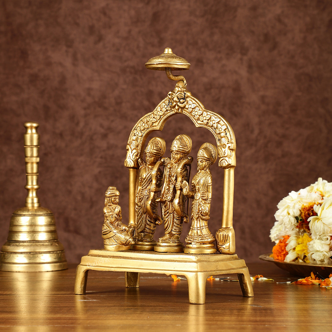 Brass Ram Darbar Idol | Height: 9.5 inch