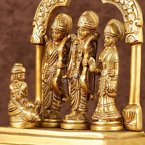 Brass Ram Darbar Idol | Height: 9.5 inch