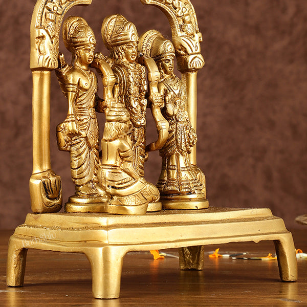 Brass Ram Darbar Idol | Height: 9.5 inch