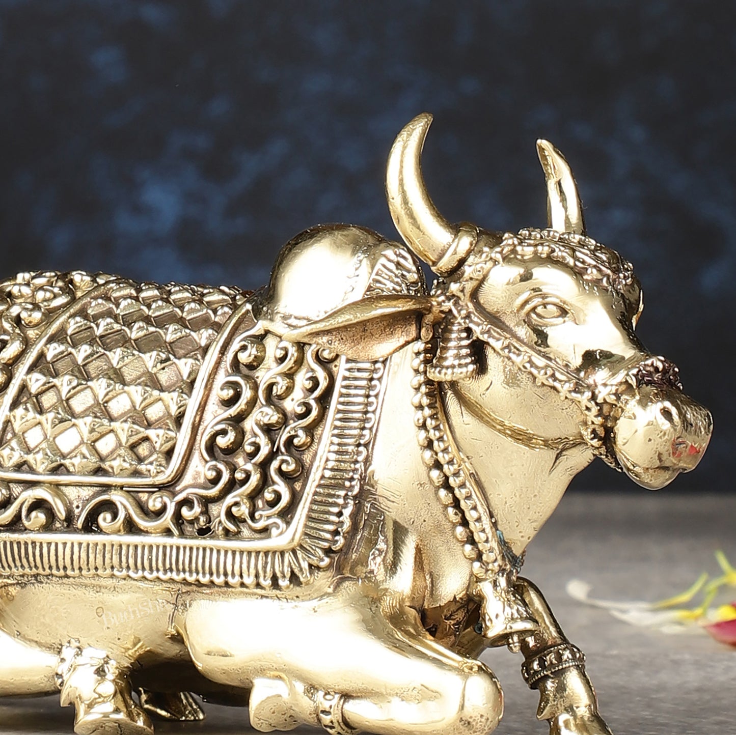 Brass Superfine Nandi Idol - 5.5"