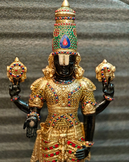 Brass Tirupati Balaji Statue 33 inch