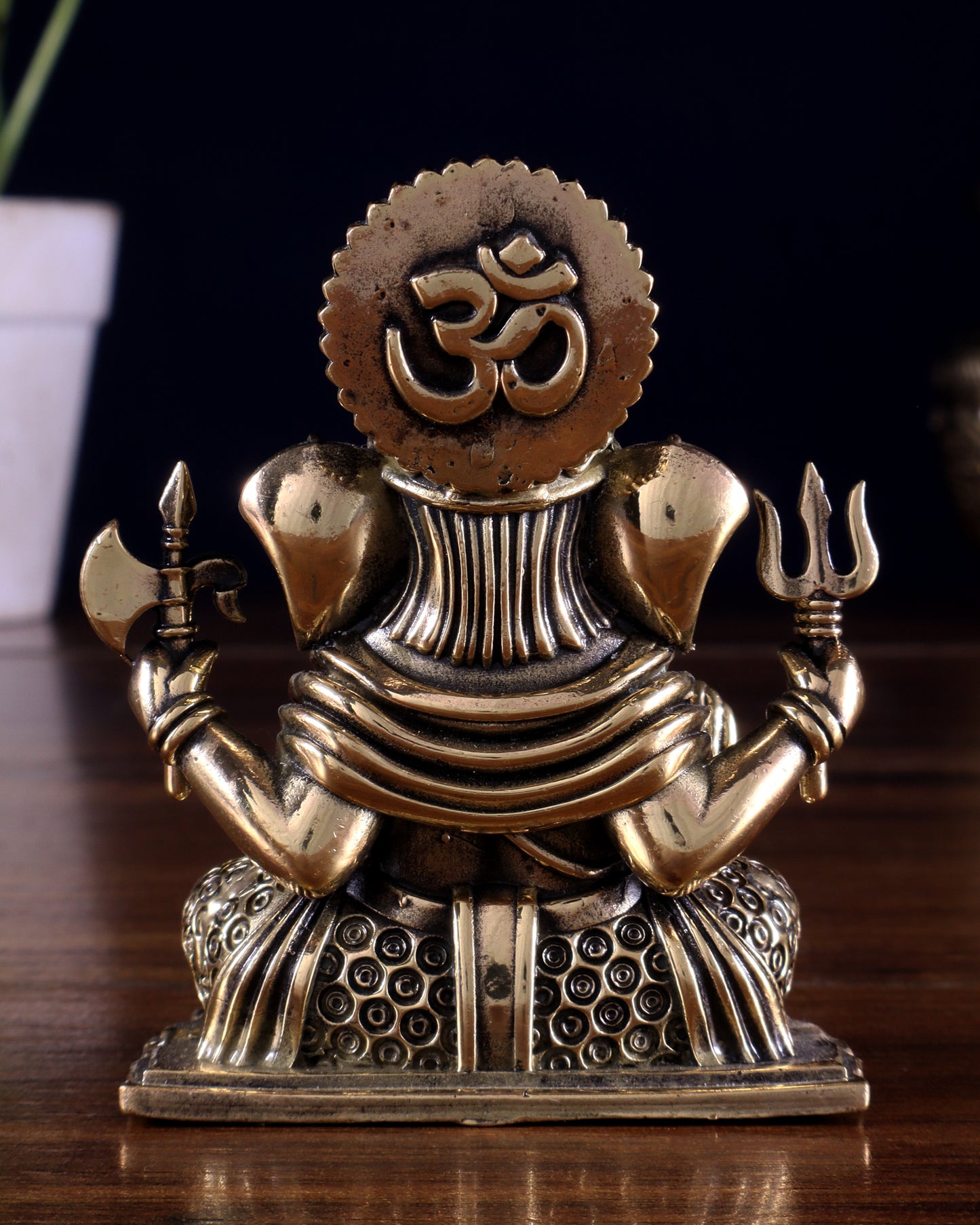 Brass Superfine Dagduseth Ganapati Idol 3 inch