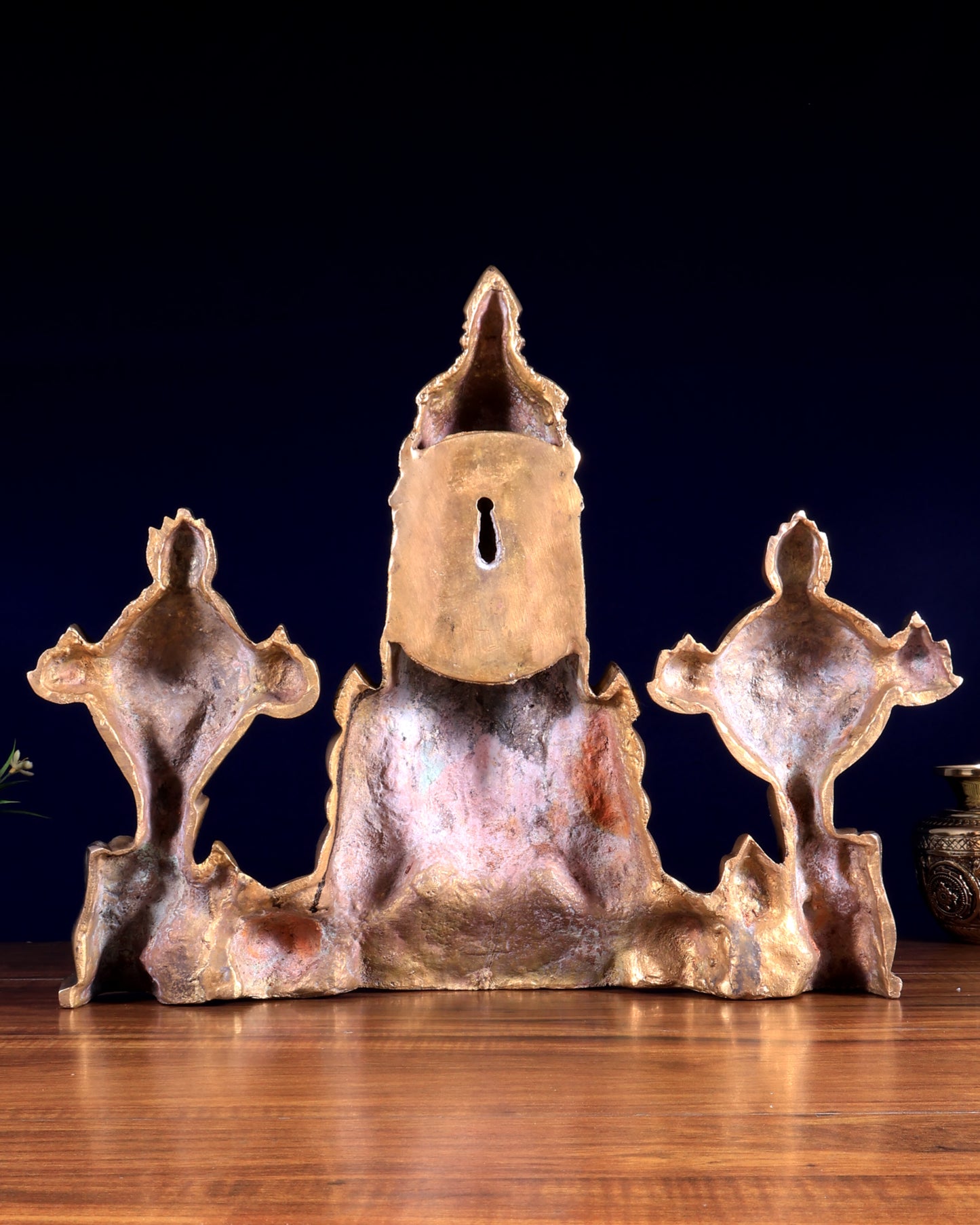 Brass Tirupati Balaji Face Wall Hanging 20 inch matte finish