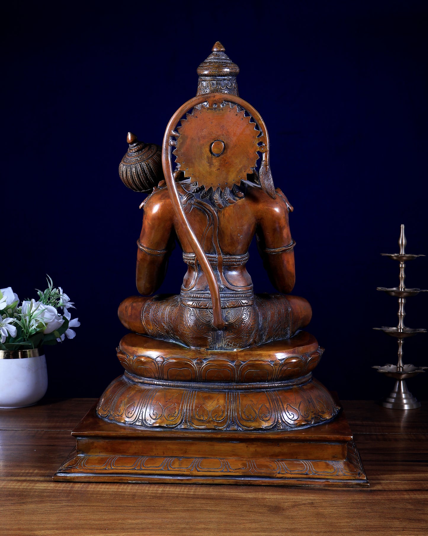Handcrafted Brass lord Hanuman Sculpture - 18 inch