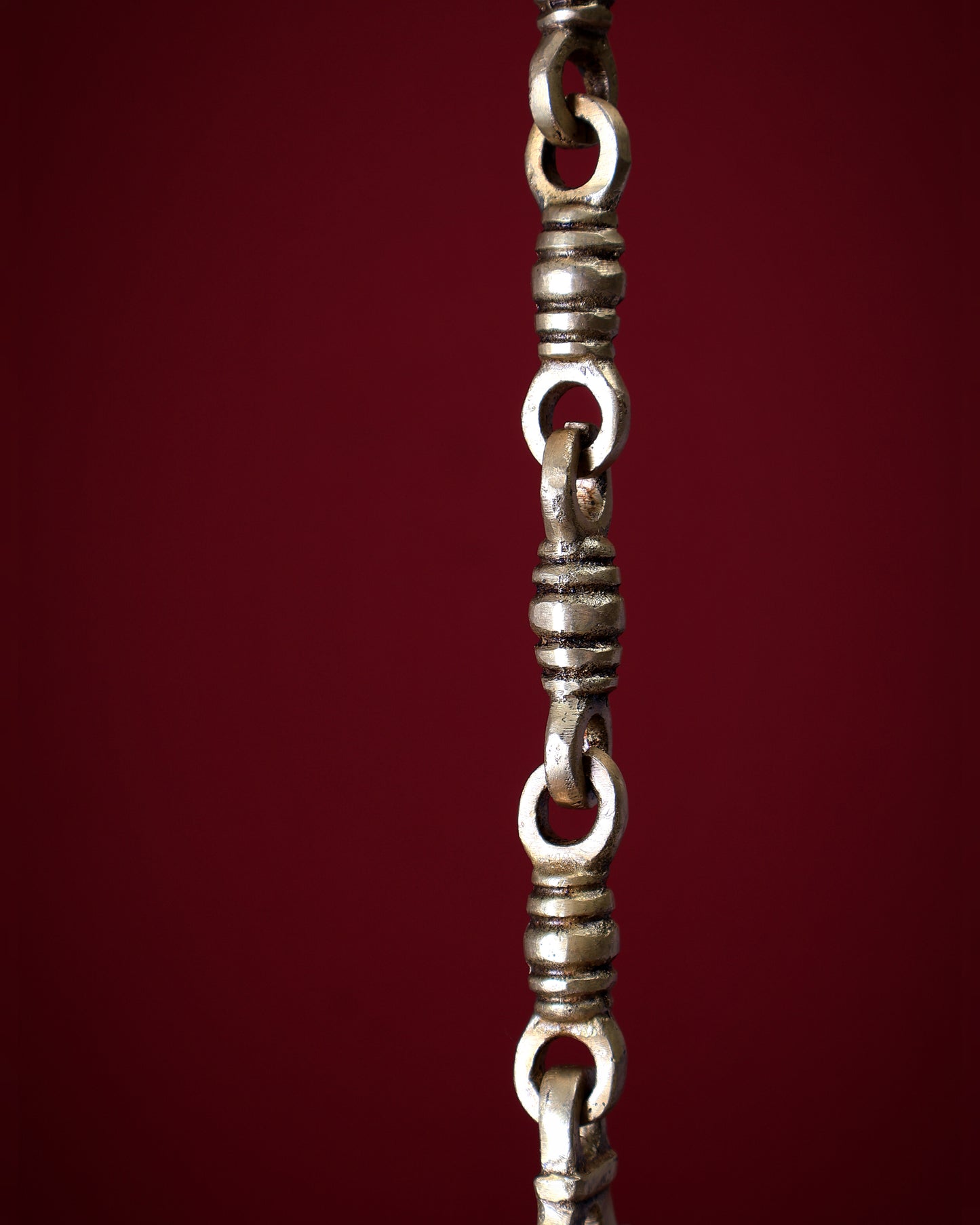 Brass Handcrafted Krishna & Radha-Krishna Motif Hanging Temple Bell