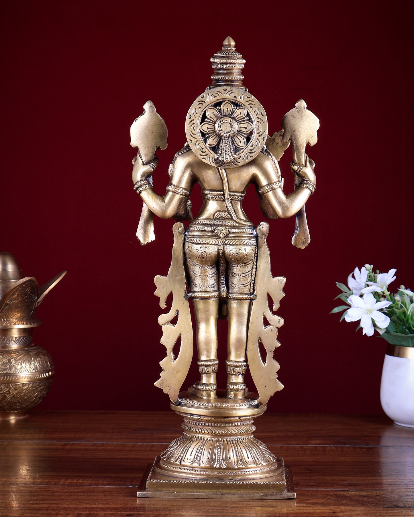 Bronze Dhanvantari Sculpture 14.5 inch