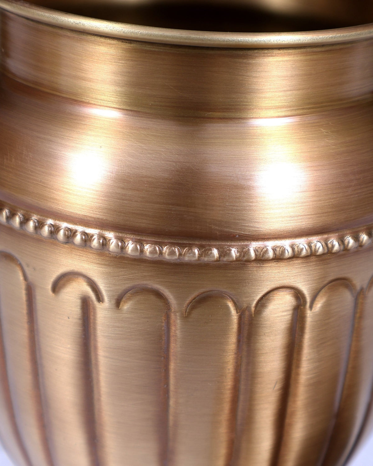 Brass Container Jar with Lid 9.5 inch - Budhshiv.com