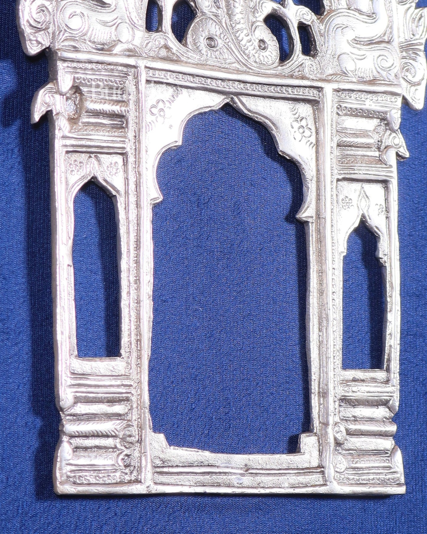 Brass Handcrafted Prabhavali silver plated hanging - Budhshiv.com