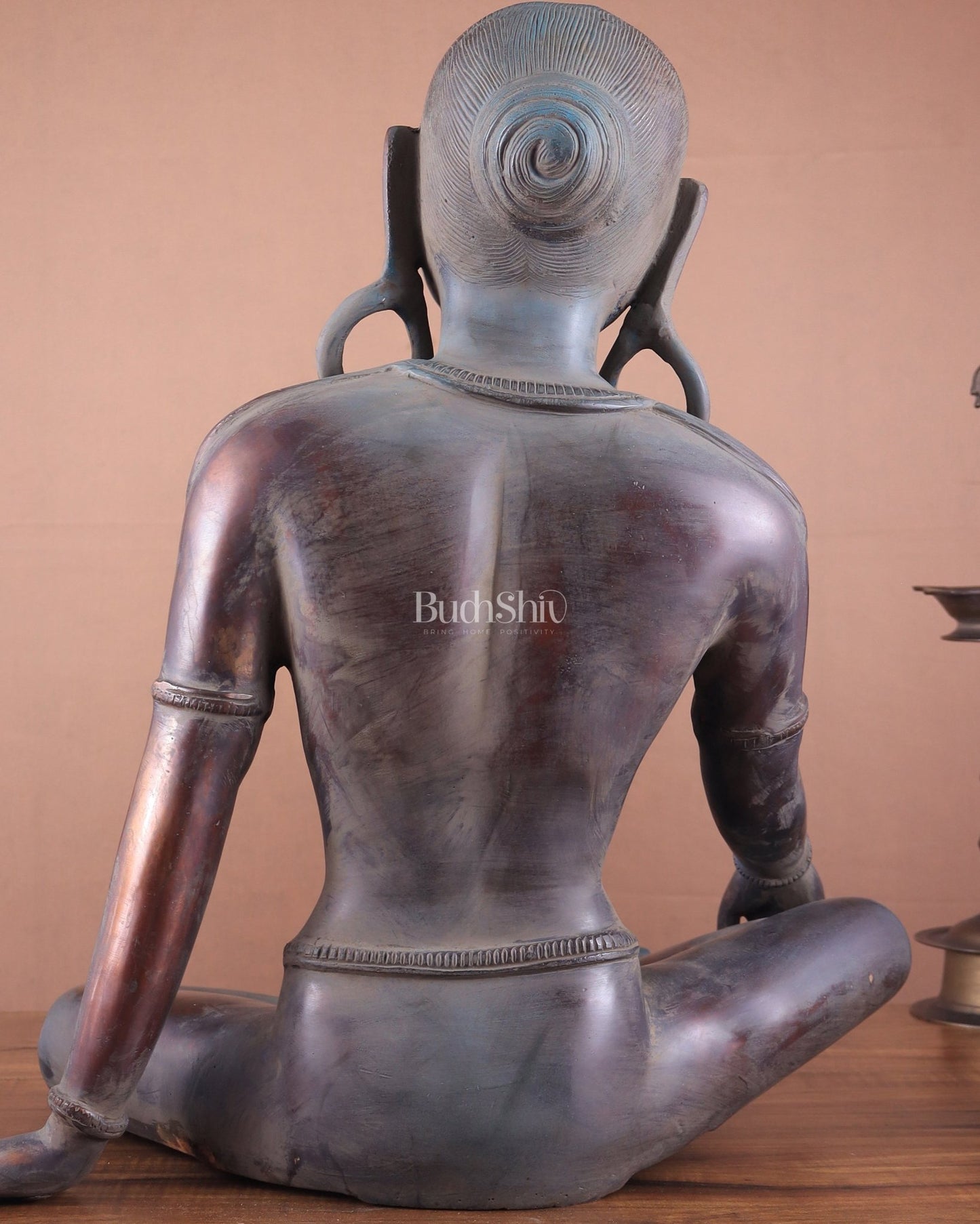 Brass Large Green Tara Idol – Tibetan Style, 19 Inch - Budhshiv.com