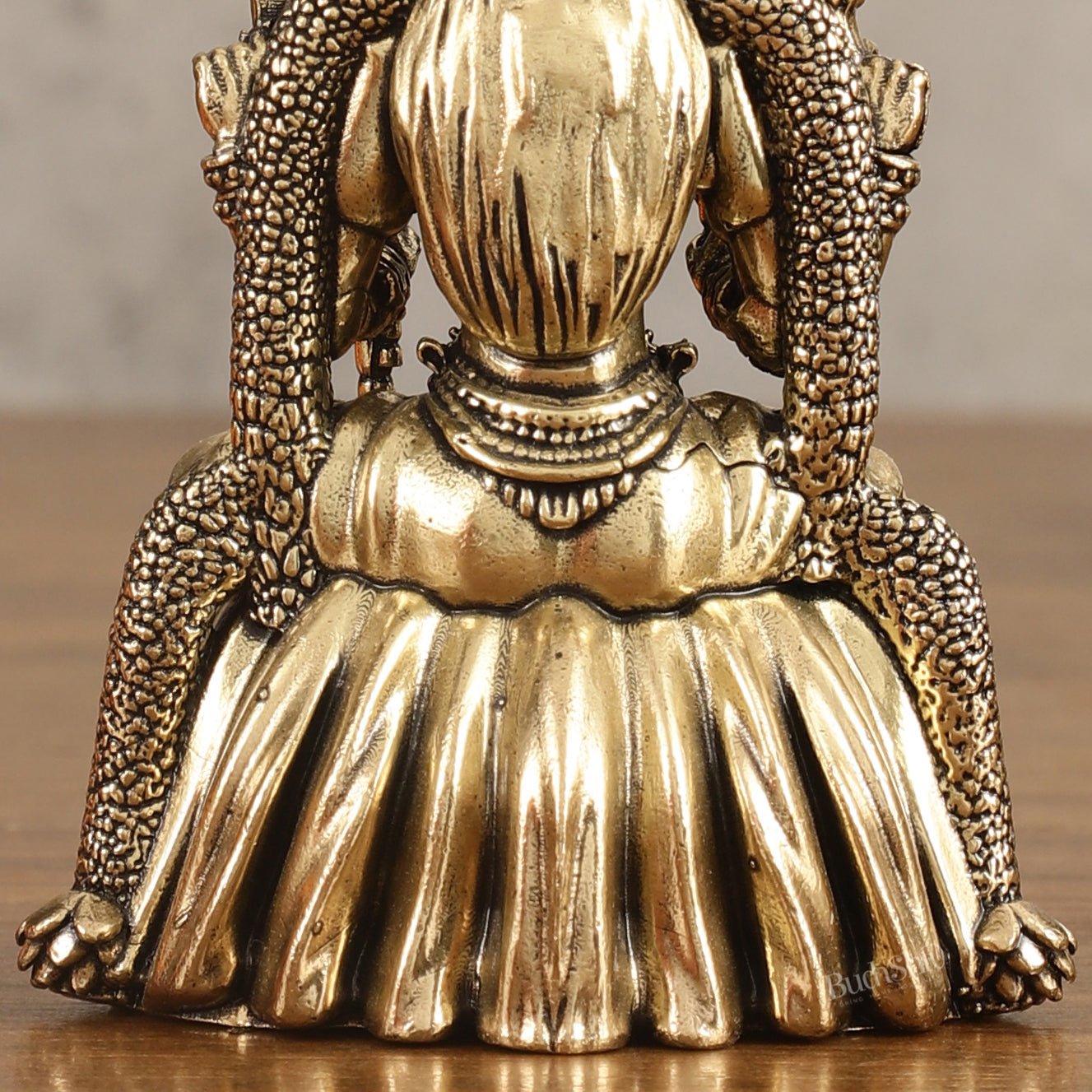 Brass Superfine Lalitadevi Rajarajeshwari Idol - 4 in Height - Budhshiv.com