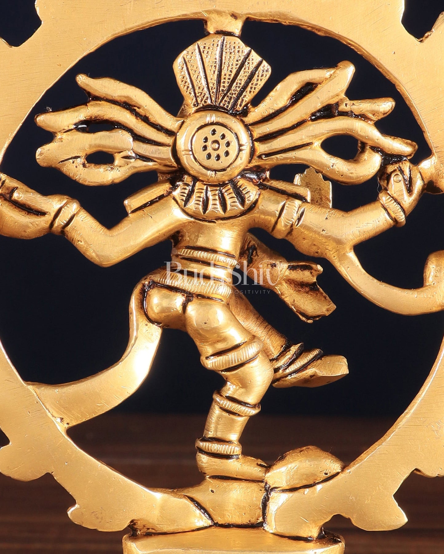 Brass Superfine Nataraja Statue – 5.5" x 4.5" x 2" | Small Yet Intricately Carved - Budhshiv.com