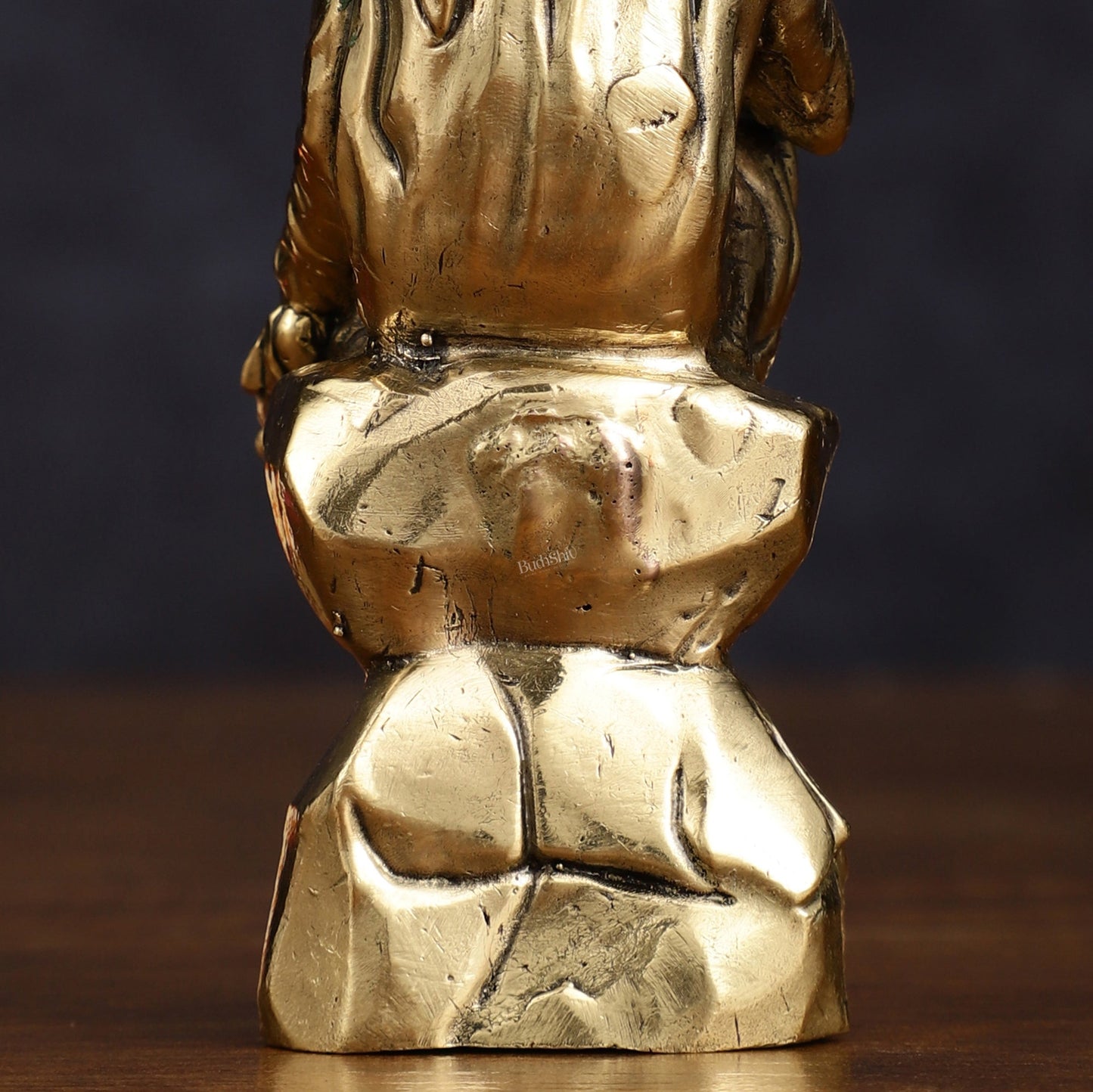 Brass Superfine Sai Baba Idol - Intricately Carved Statue 4 inch - Budhshiv.com