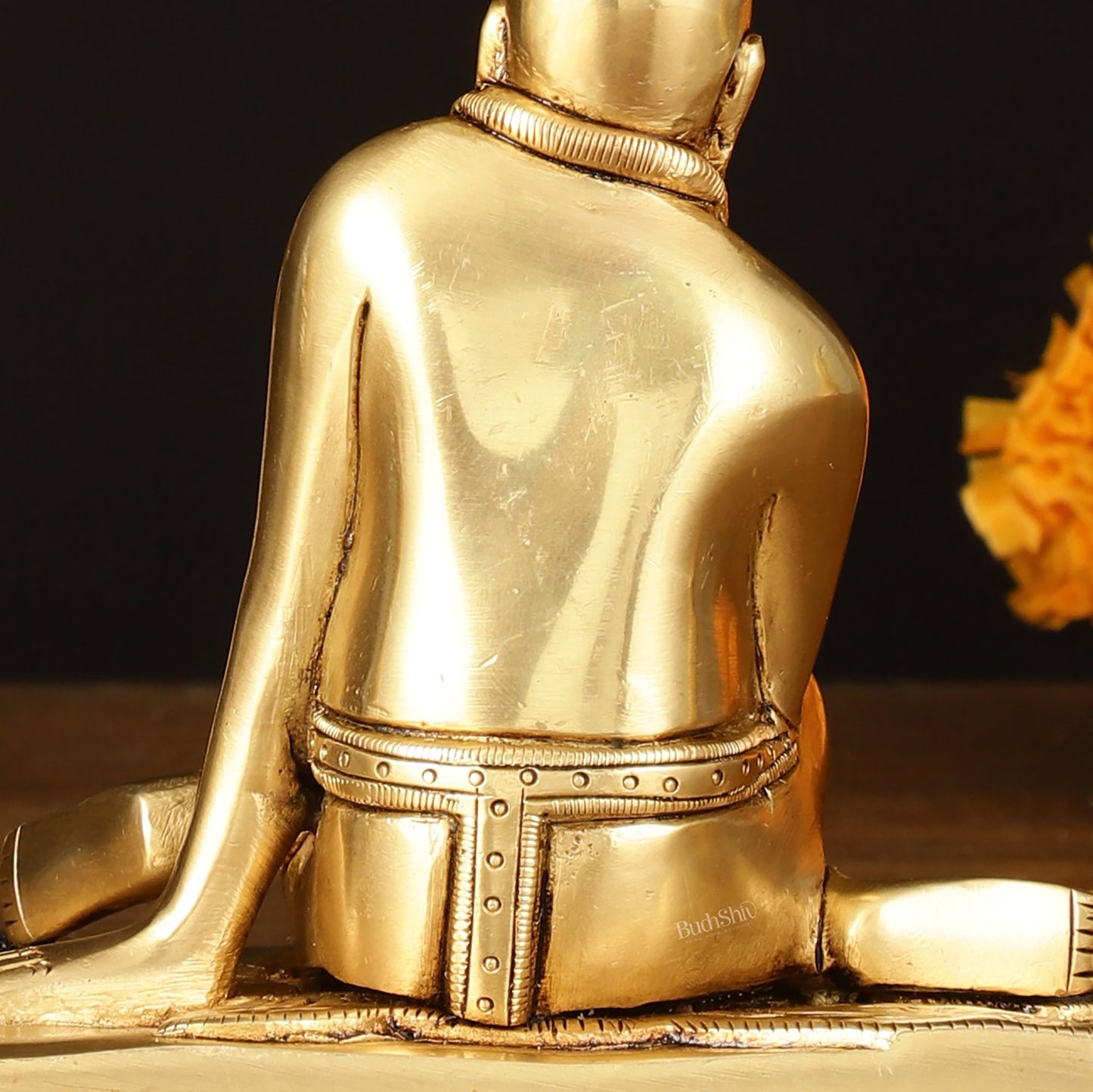 Brass Superfine Swamy Samarth Idol - 4" Divine Sculpture - Budhshiv.com
