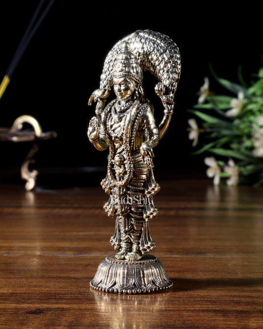 Brass Superfine Vasavi Kanyaka Idol – 3.5 Inch | Miniature Statue - Budhshiv.com