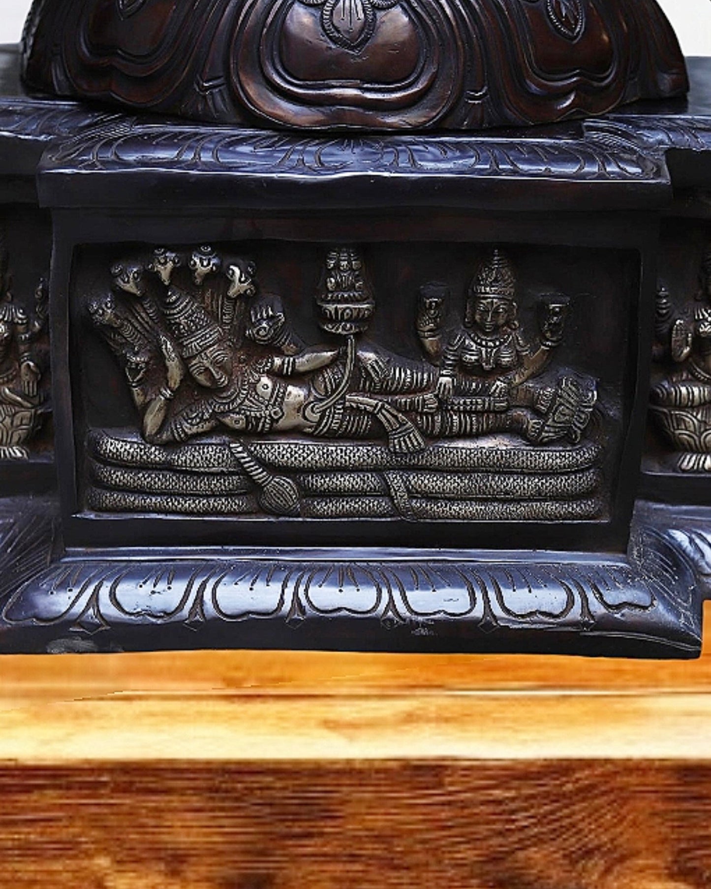 Brass Tirupati Balaji Lord Venkateshwara Statue 86" Large - Budhshiv.com