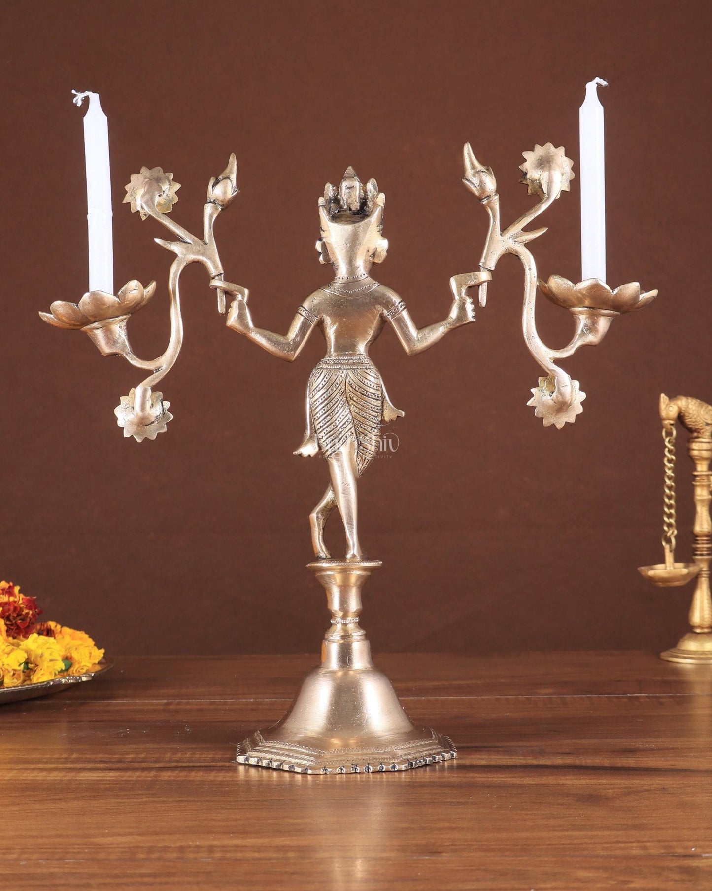 Brass Unique Adjustable Tribal Holder – Rare Find - Budhshiv.com