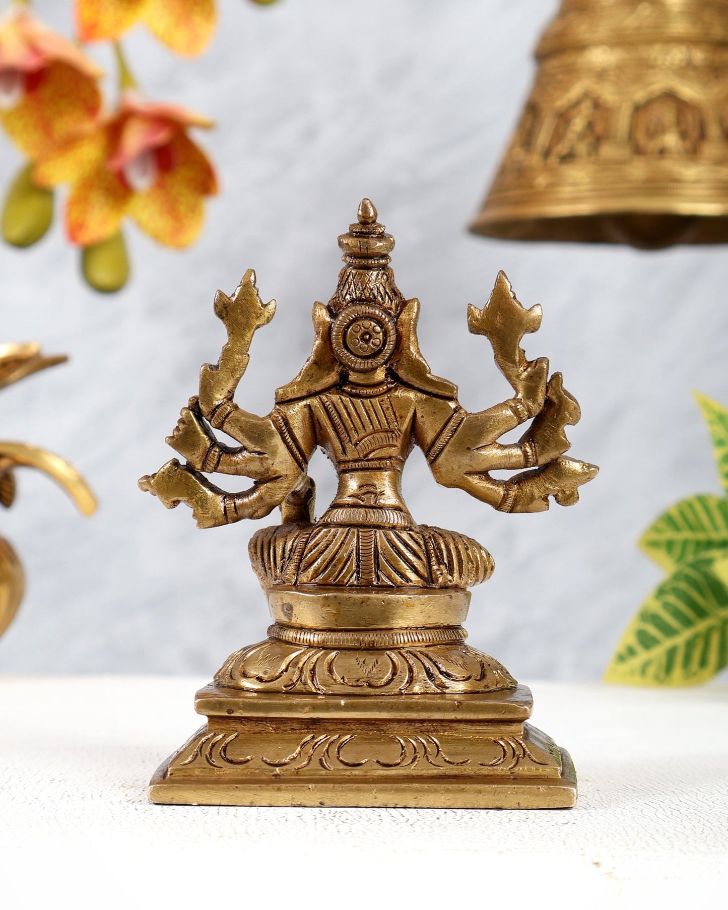 Brass Varahi Amman Idol – Divine Shakti Goddess Murti (4.5 Inches) - Budhshiv.com
