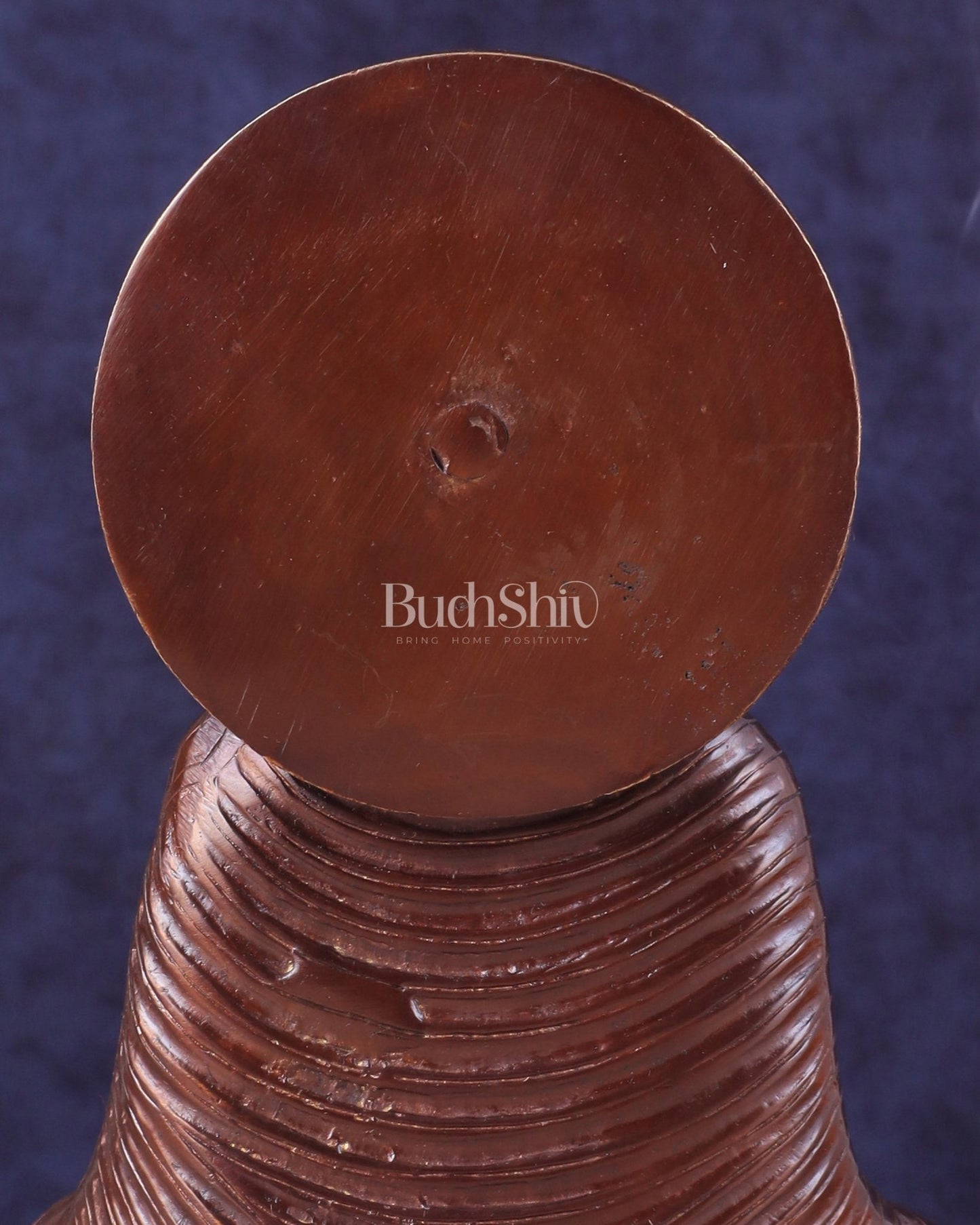 Dual Tone Brass Buddha Idol in blessing Mudra 8.5" - Budhshiv.com