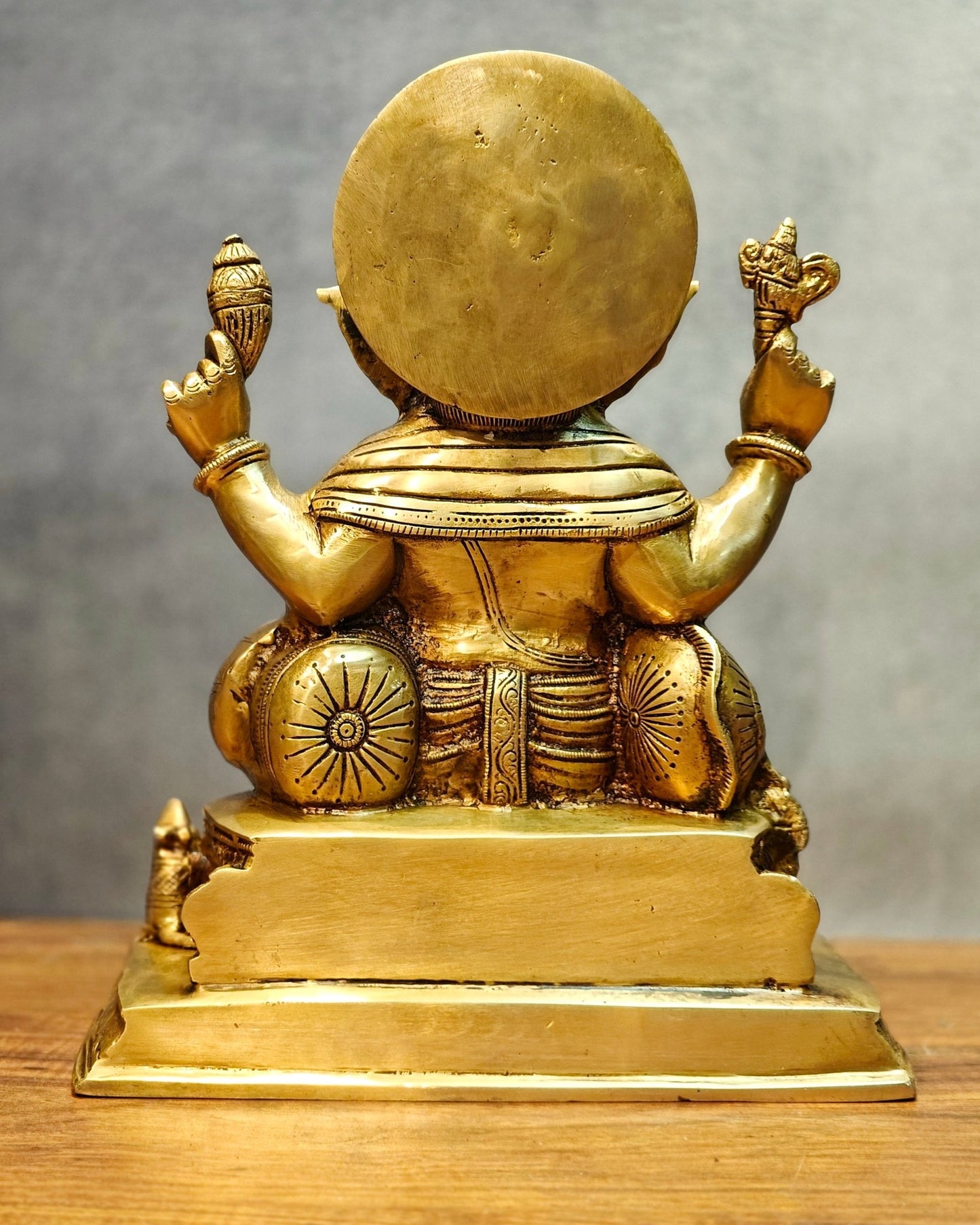 Ganesha Brass statue 13 inch - Budhshiv.com