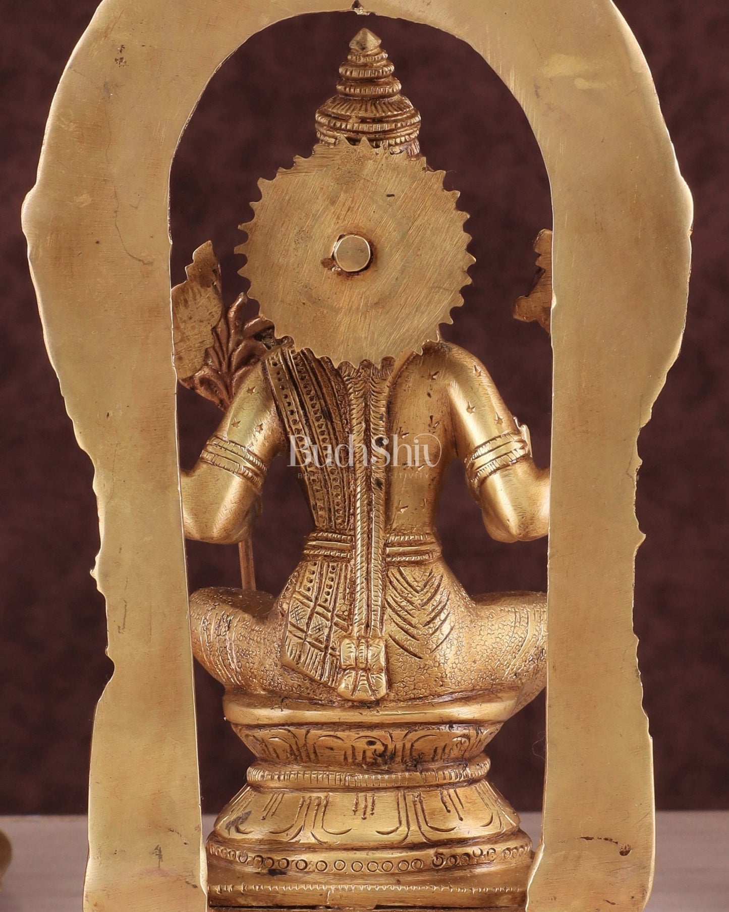 Goddess Rajarajeshwari Lalita Devi Brass Idol – Divine Grace in Compact Design - Budhshiv.com