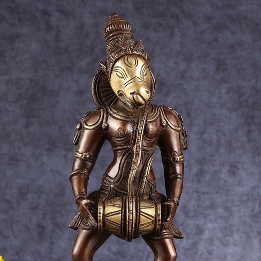 Hayagriva brass idol Restorer of Vedas 12.5" - Budhshiv.com