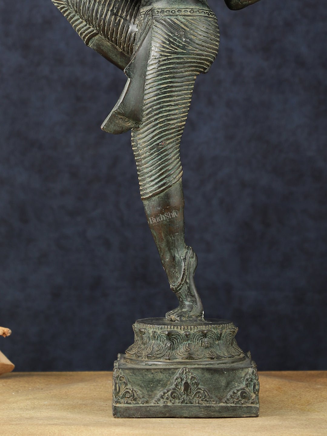 Indonesian Bronze Dancing Parvati Statue | Lost Wax Sculpture | 24" - Budhshiv.com