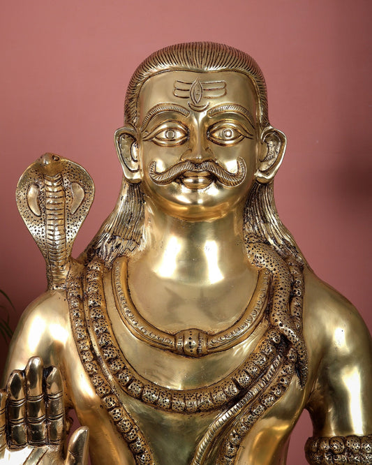 Large 35" Mahakaal Lord Shiva superfine Sculpture - Budhshiv.com