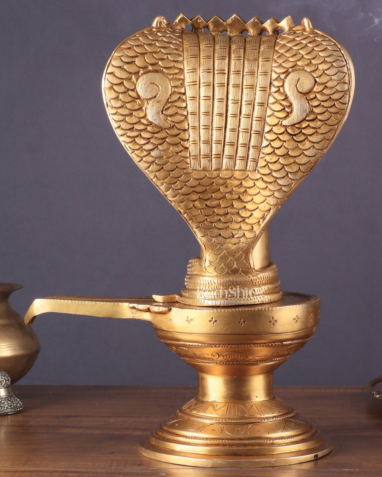 Pure Brass Shiva Lingam – 13.5" - Budhshiv.com