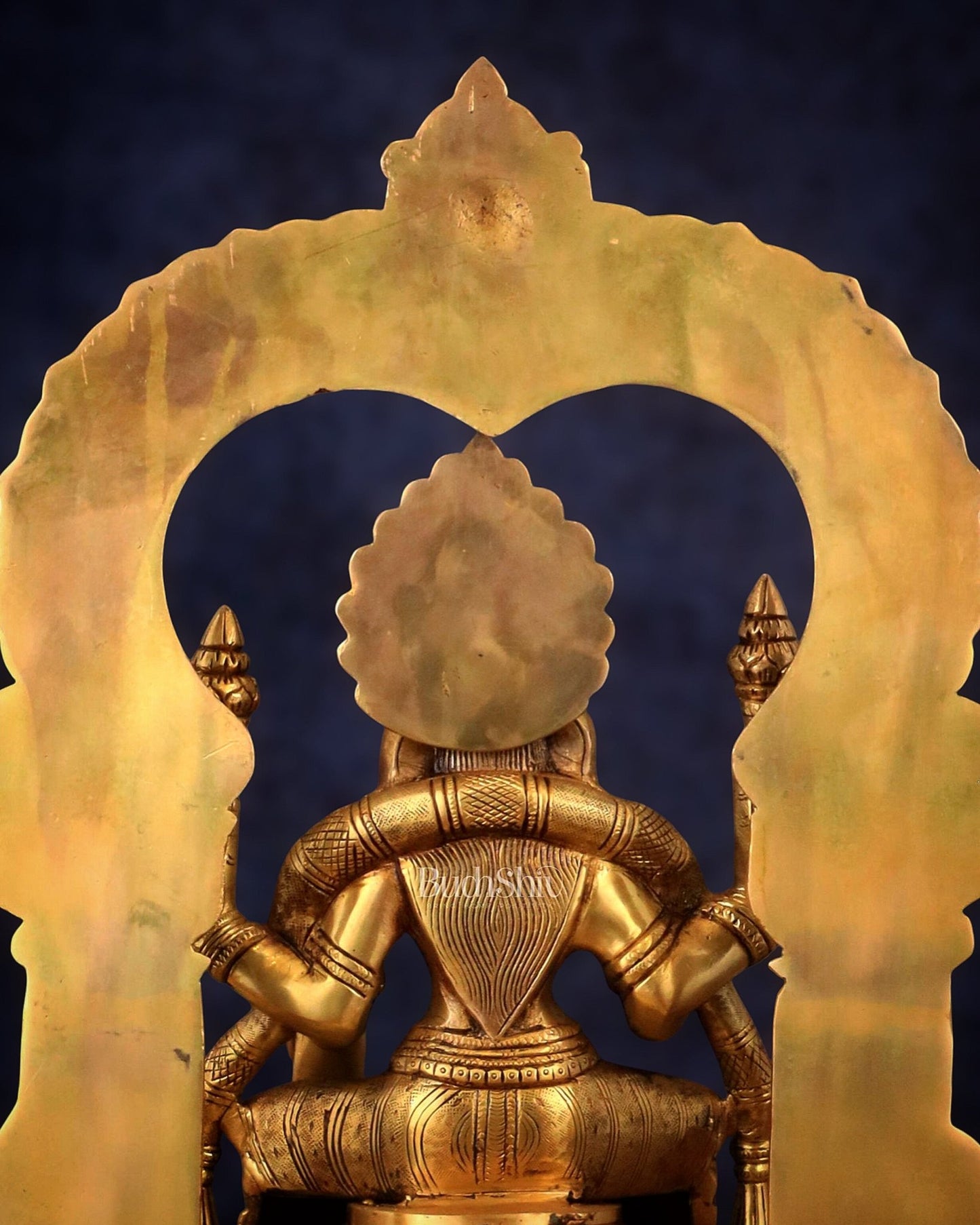 Pure Brass Superfine Goddess Padmavathi Lakshmi Statue with Thiruvarchi - 18" - Budhshiv.com
