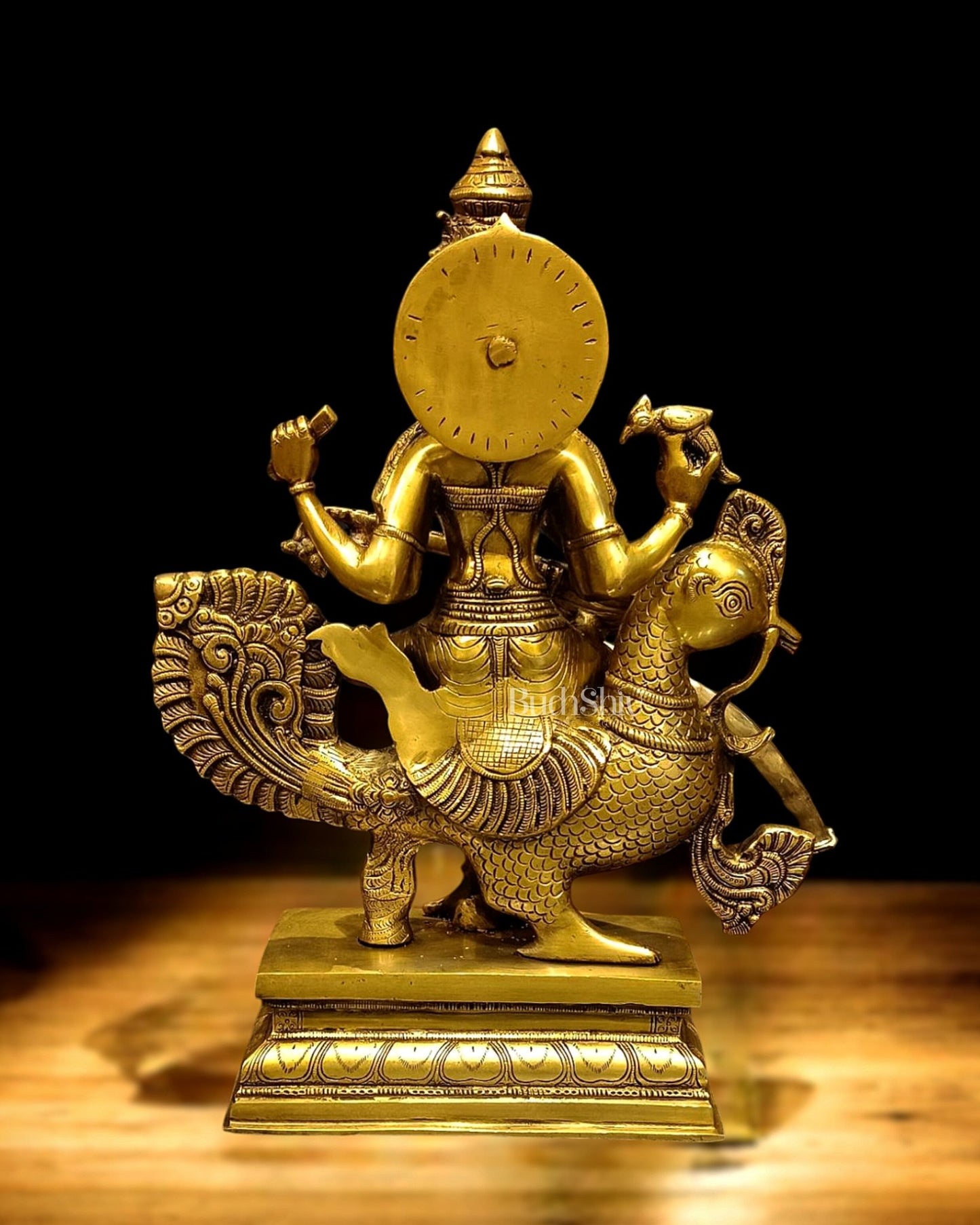 Pure Brass Superfine Goddess Saraswati Statue - 20" Height | - Budhshiv.com