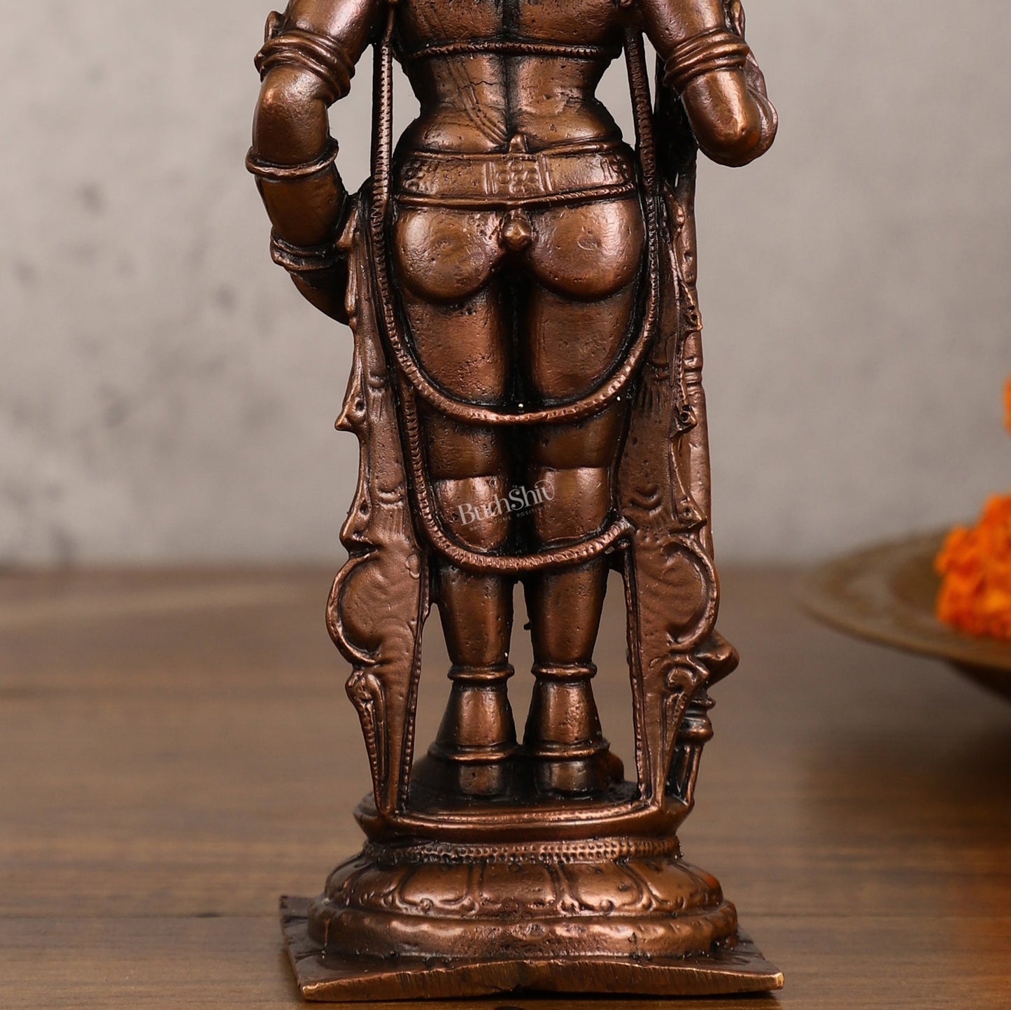 Pure Copper Udupi Krishna Idol | Height 6 inch | BudhShiv Brass Handicrafts - Budhshiv.com