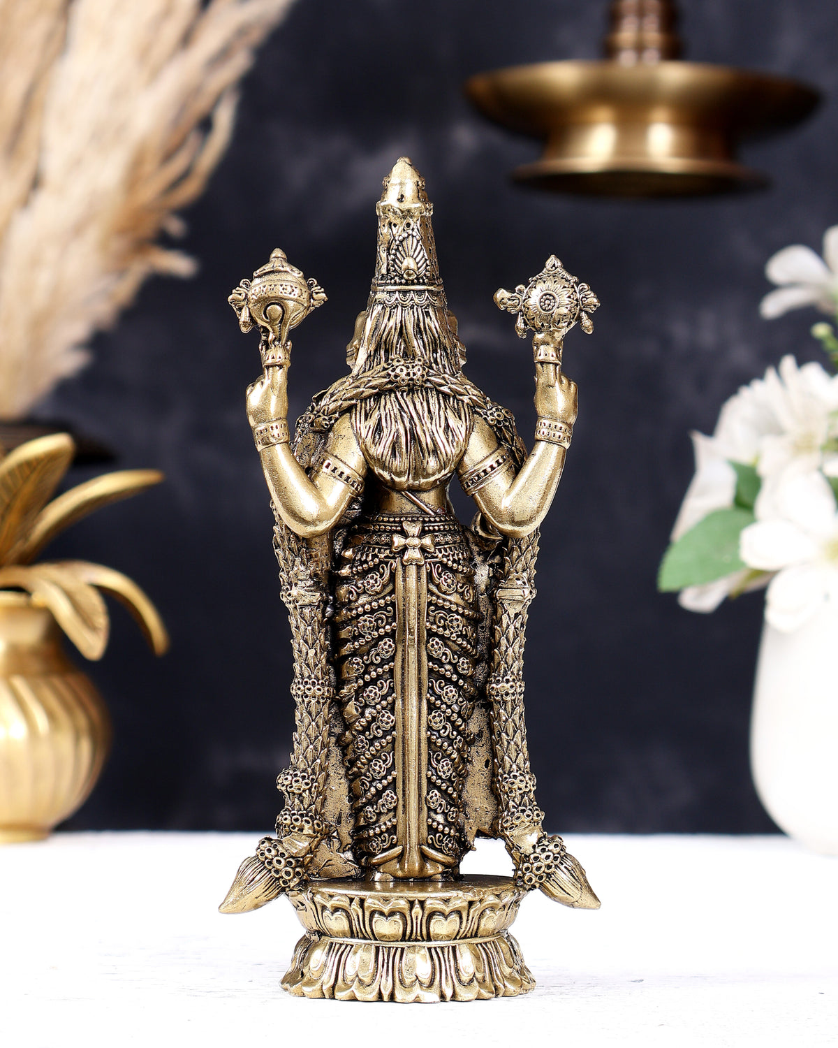 Brass Superfine Tirupati Balaji Statue 6 inch