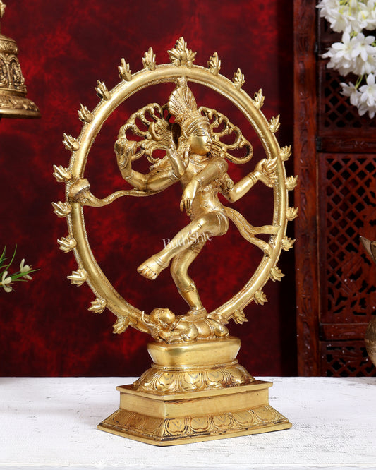 Brass Nataraja Statue 13 inch