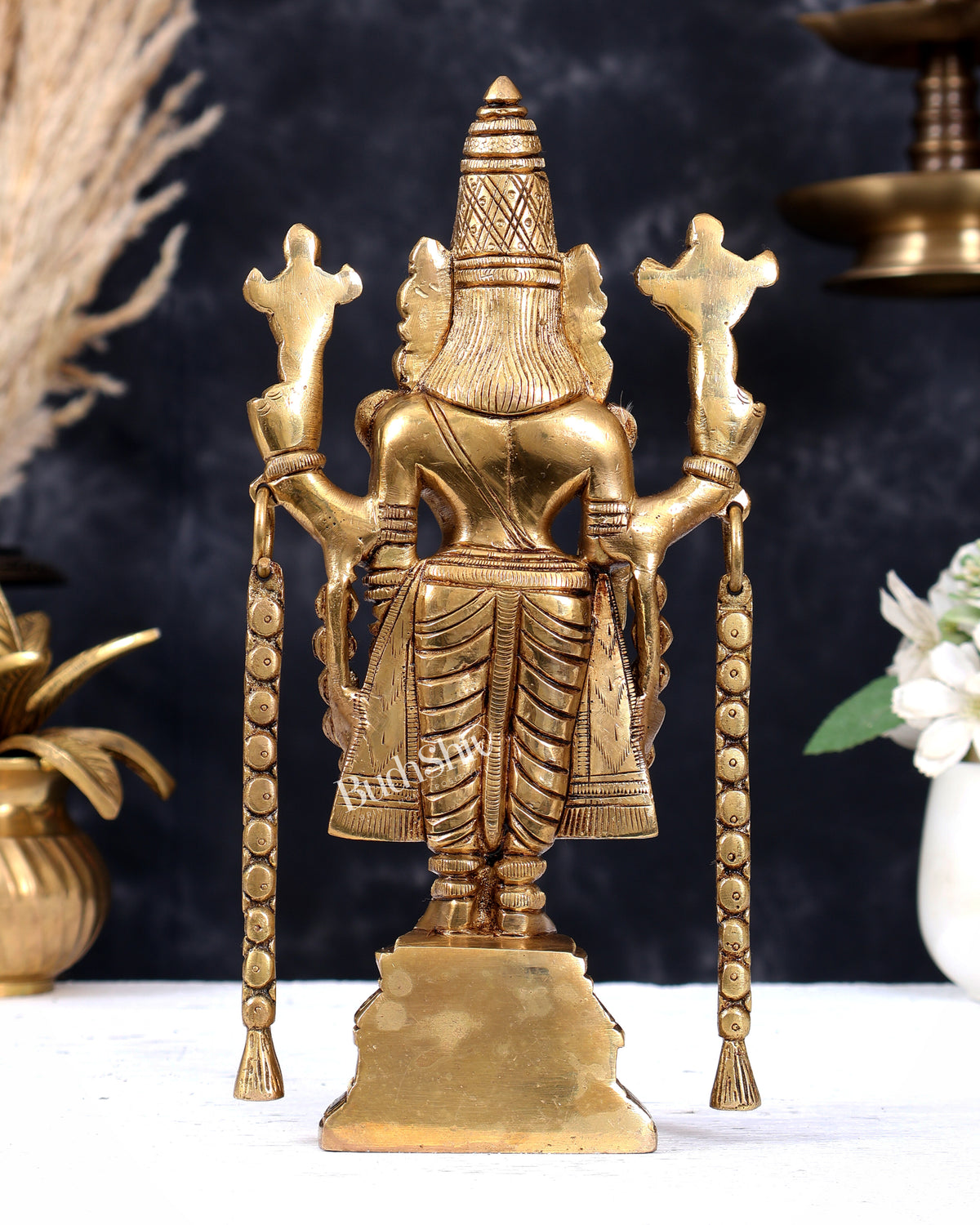 Premium Brass Tirupati Balaji Statue 9 inch
