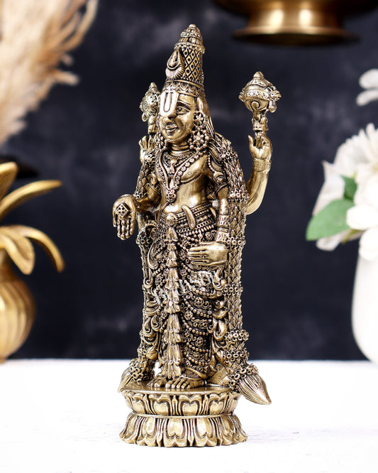 Brass Superfine Tirupati Balaji Statue 6 inch