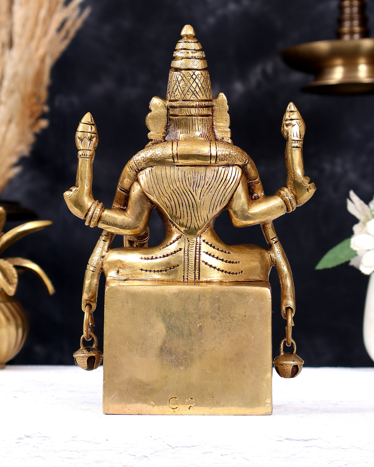 Premium Brass Goddess Padmavathi Lakshmi Idol 8 inch
