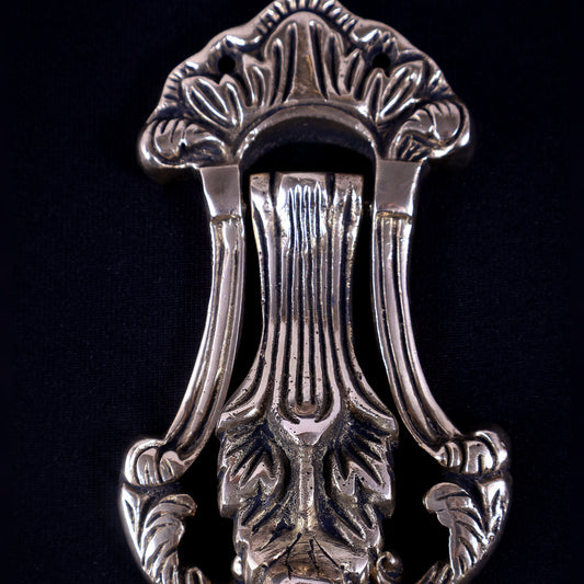 Simple Brass Spanish Design Door Knocker - Budhshiv.com