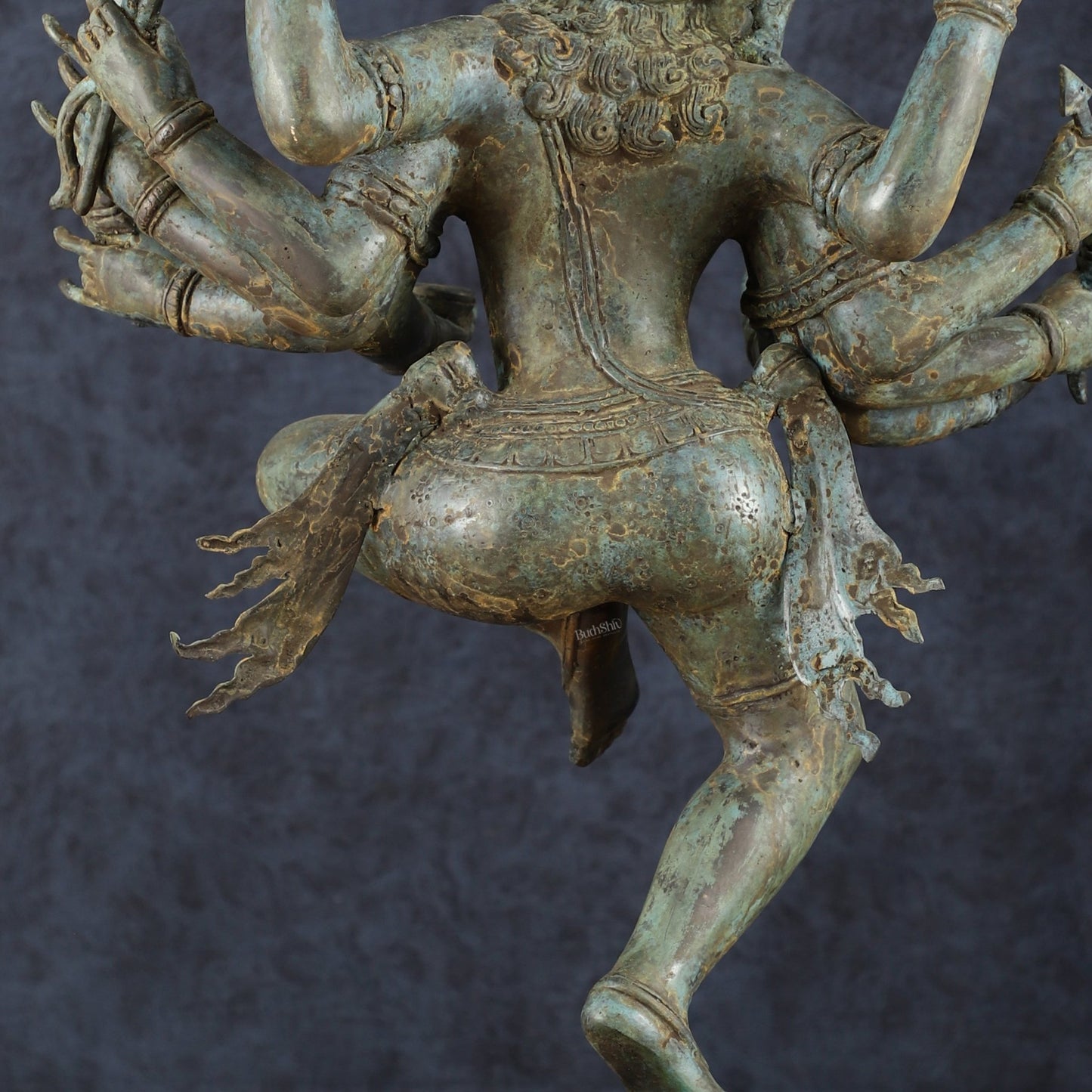 Vintage Balinese Bronze Dancing Shiva Nataraja – Lost Wax Casting | 23" Height - Budhshiv.com