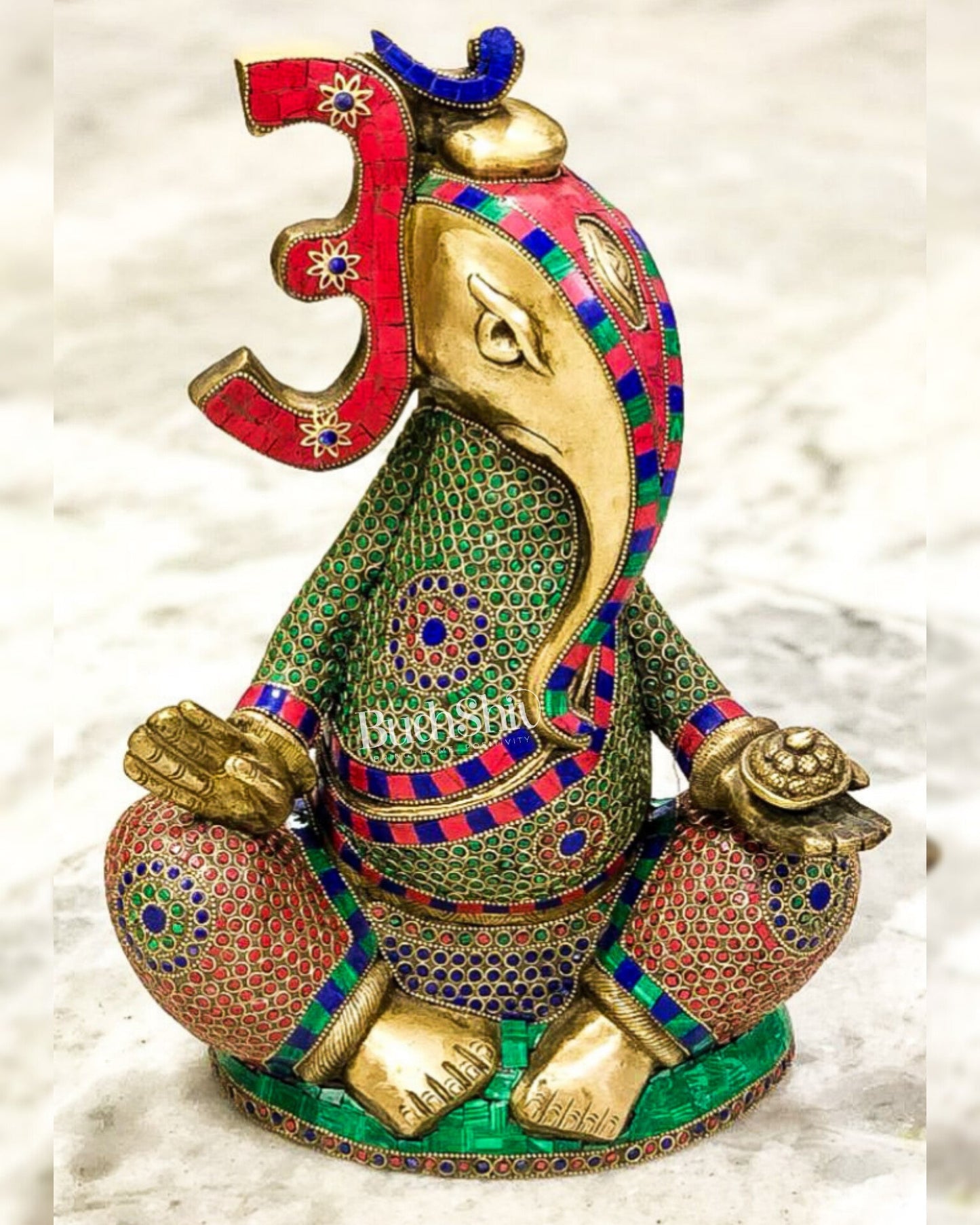 Abstract Modern Ganapathi Statue 17" - Budhshiv.com