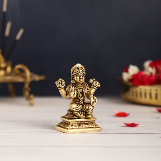 Brass Balambika Devi Idol | Height 3 inch - Budhshiv.com