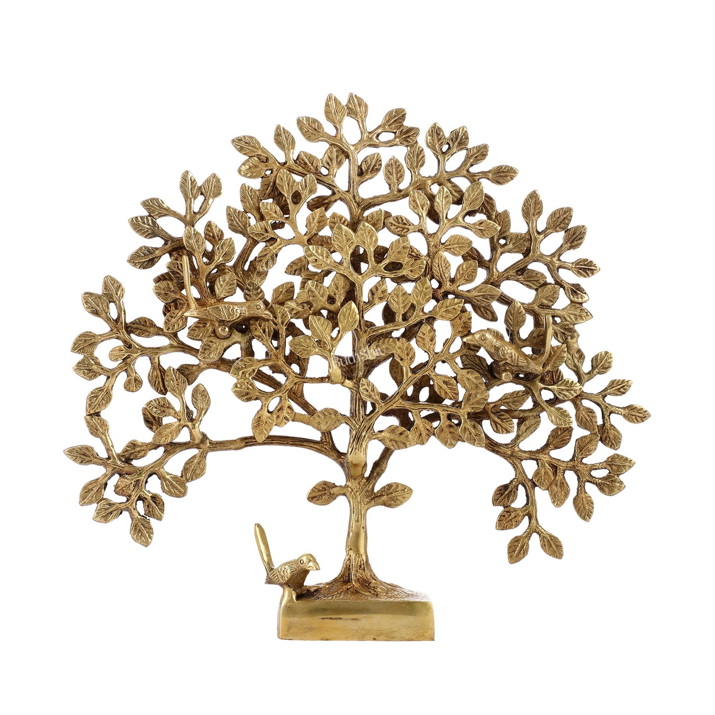 Brass Kalpavriksha tree for tables 11" - Budhshiv.com